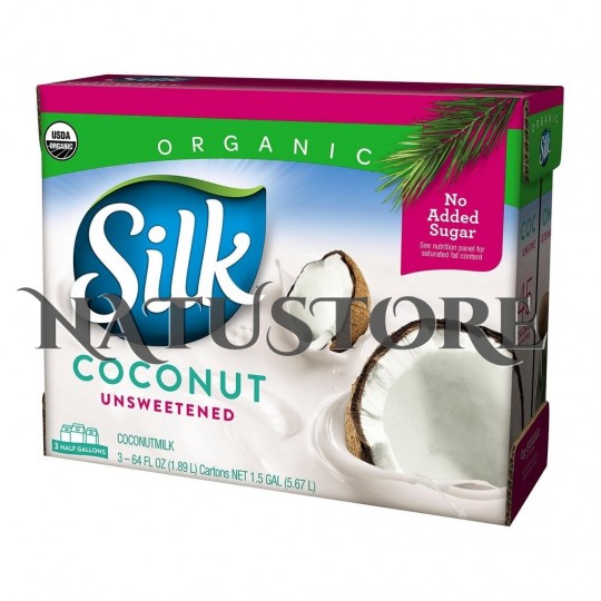 Paquete importado leche de coco marca silk - Paquete de 6 Bebidas de Coco de la marca Silk