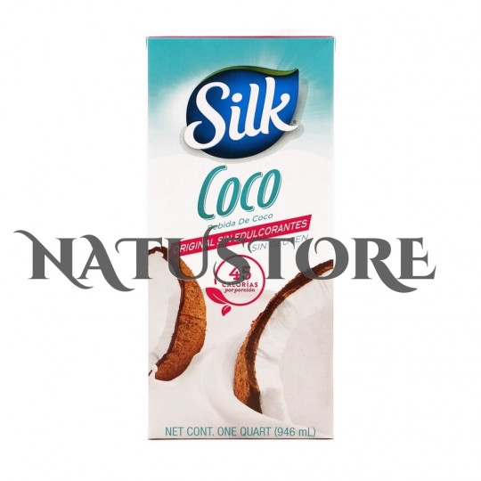 Bebida de coco silk - Bebida de coco marca Silk importada sin azúcar