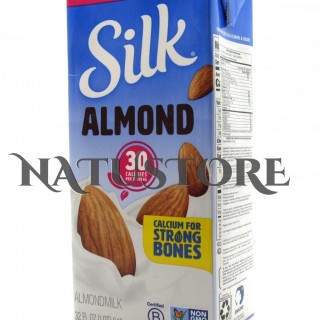 Deliciosa leche de almendras marca Silk sabor original y sin azúcar